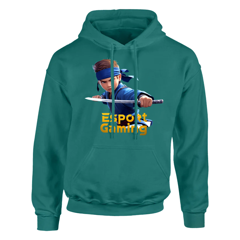 Blue Ninja kid Hoodie - voksne og unge