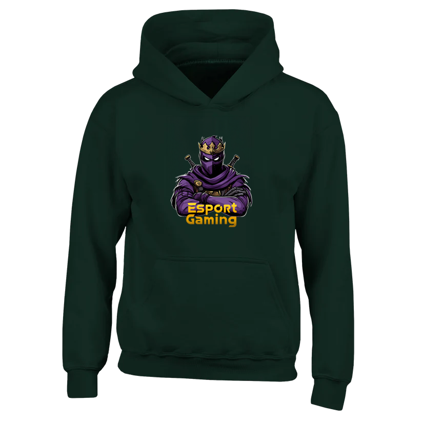 Purple Ninja Hoodie til børn