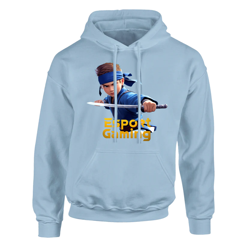 Blue Ninja kid Hoodie - voksne og unge