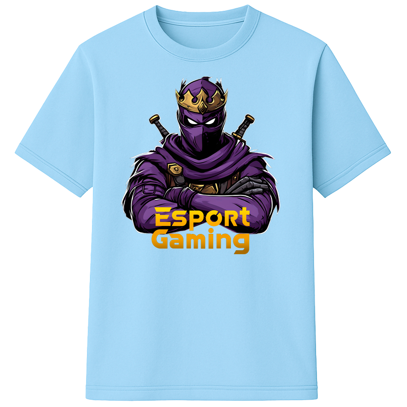 Purple NInja T-shirt til børn