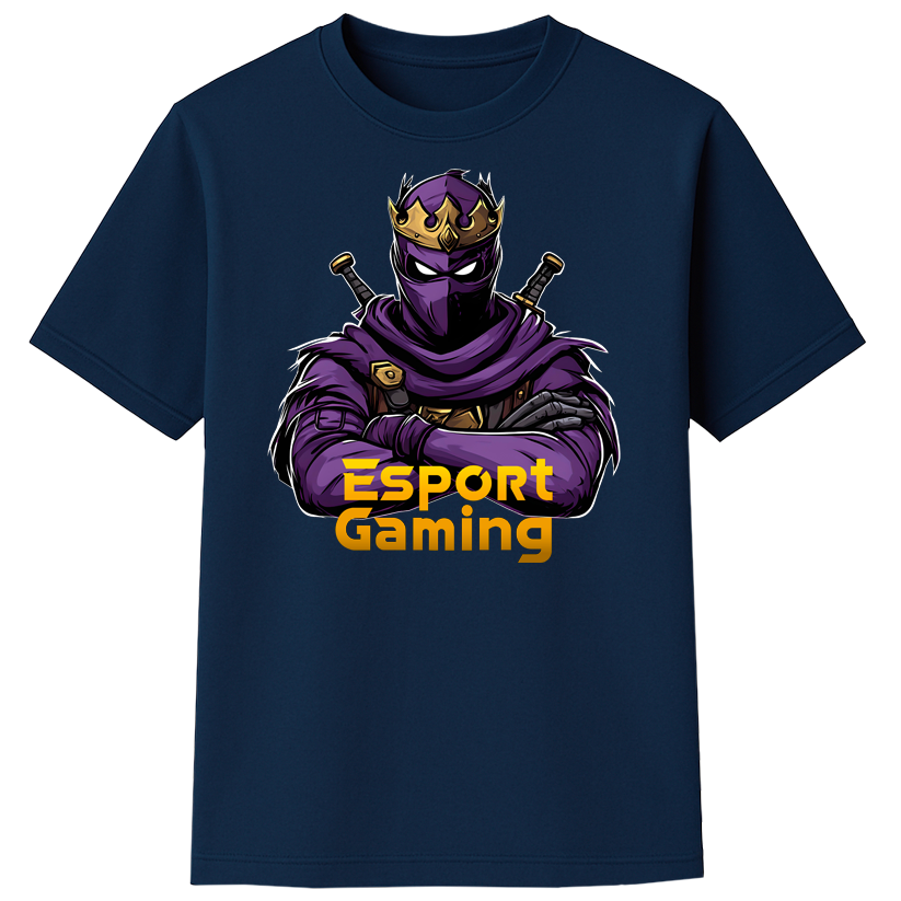 Purple NInja T-shirt til børn