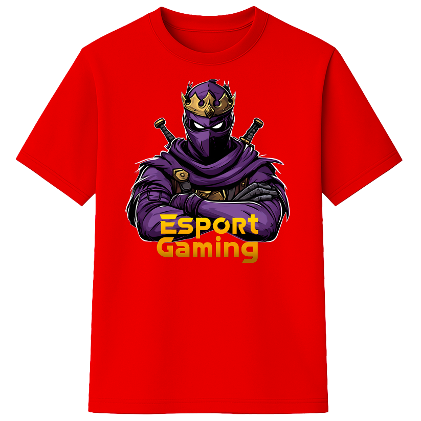 Purple NInja T-shirt til børn
