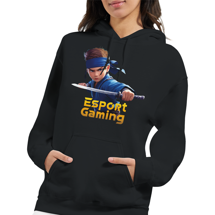 Blue Ninja kid Hoodie - voksne og unge