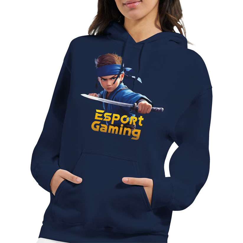 Blue Ninja kid Hoodie - voksne og unge