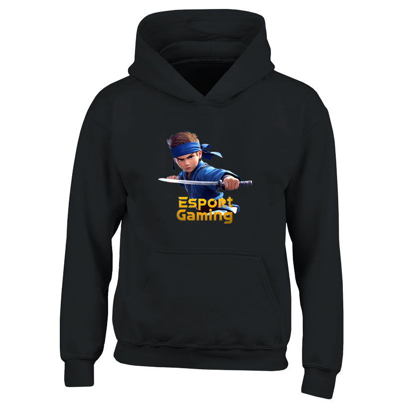 Blue Ninja Hoodie til børn