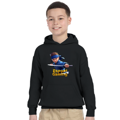 Blue Ninja Hoodie til børn