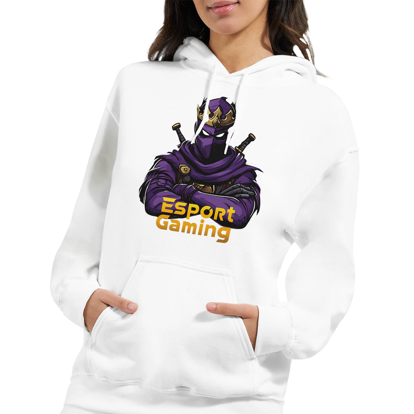 Purple Ninja Hoodie - Voksne/unge