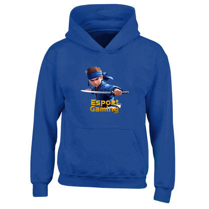 Blue Ninja Hoodie til børn