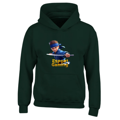 Blue Ninja Hoodie til børn