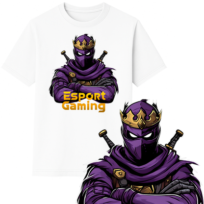 Purple NInja T-shirt til børn