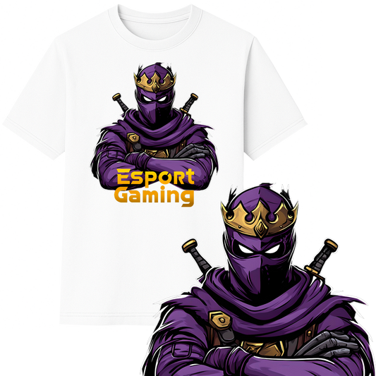 Purple NInja T-shirt til børn