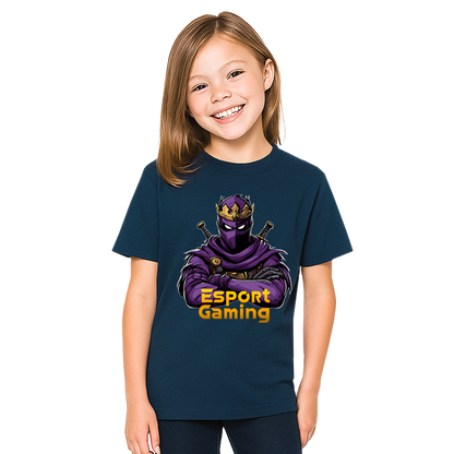 Purple NInja T-shirt til børn