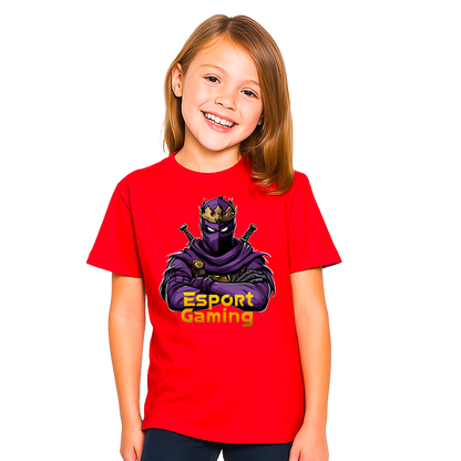 Purple NInja T-shirt til børn