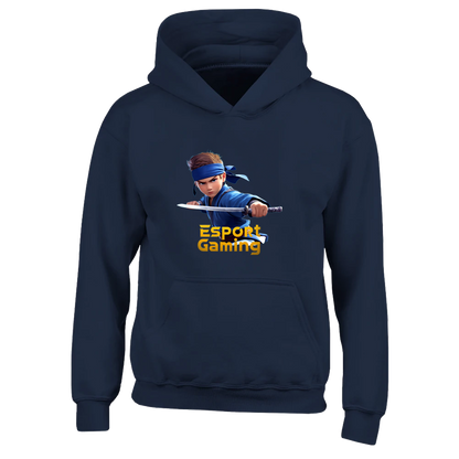 Blue Ninja Hoodie til børn