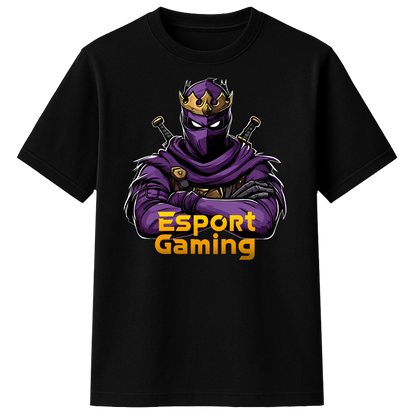 Purple NInja T-shirt til børn