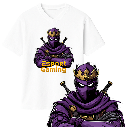 Purple Ninja T-shirt til Voksne og unge