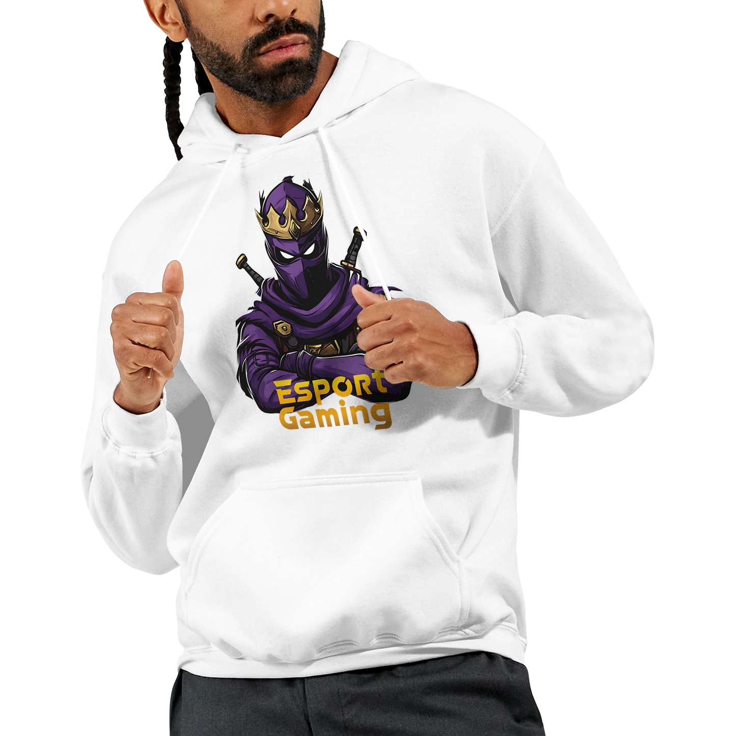 Purple Ninja Hoodie - Voksne/unge