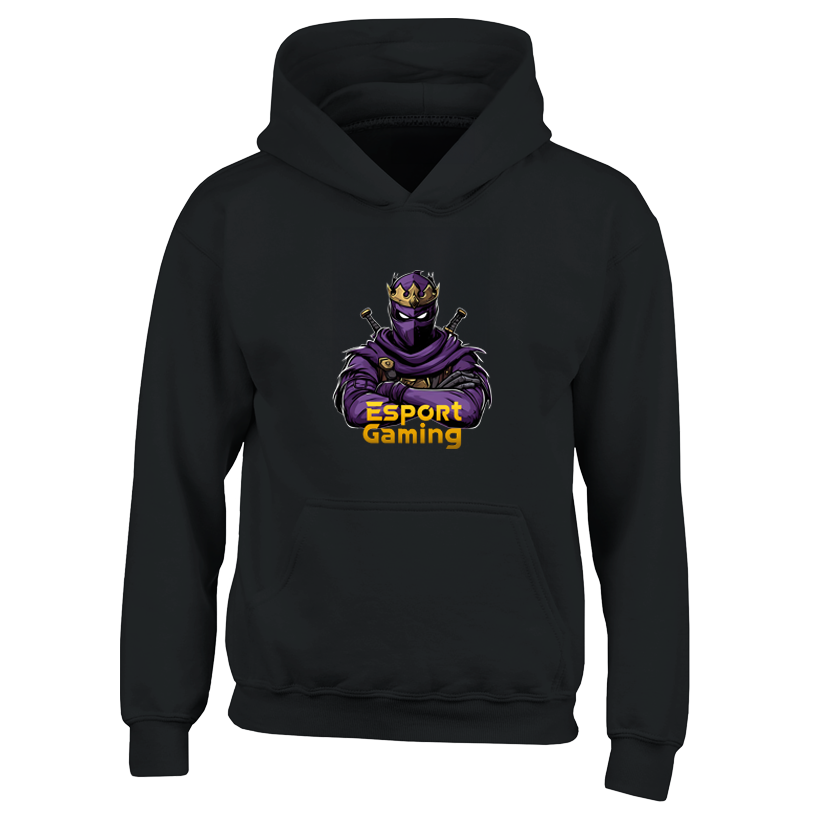 Purple Ninja Hoodie til børn
