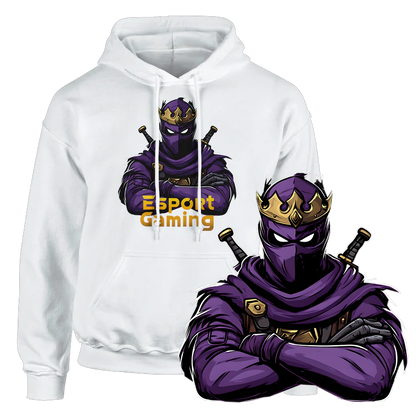 Purple Ninja Hoodie - Voksne/unge